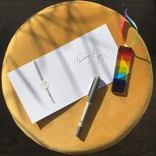 Load image into Gallery viewer, Marc Peters Glass Rainbow Card

